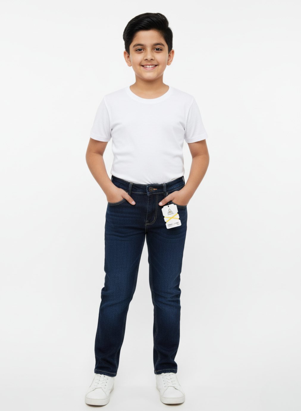 Light Blue Slim Fit Denim Jeans