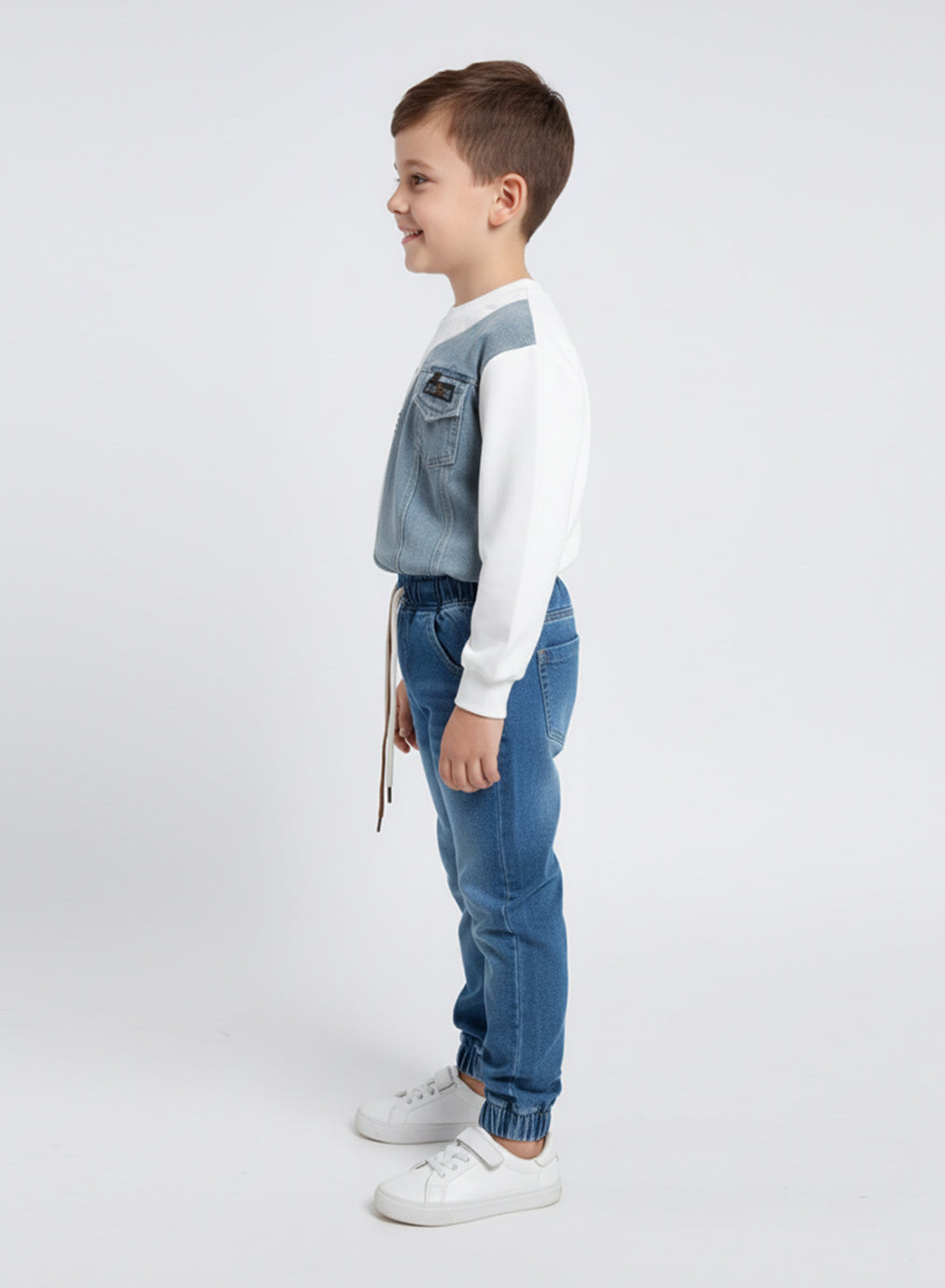 Dual Denim Vibe Boys 2-Piece Set